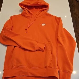 Nike Vibrant Orange Hoodie -Mens Small